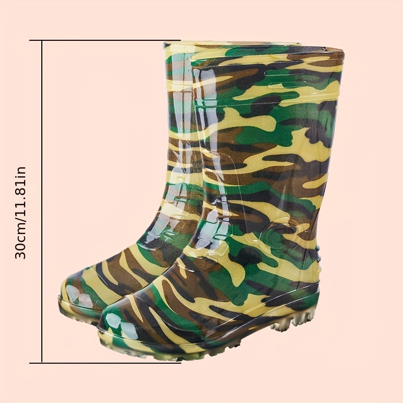 women's camouflage rubber boots