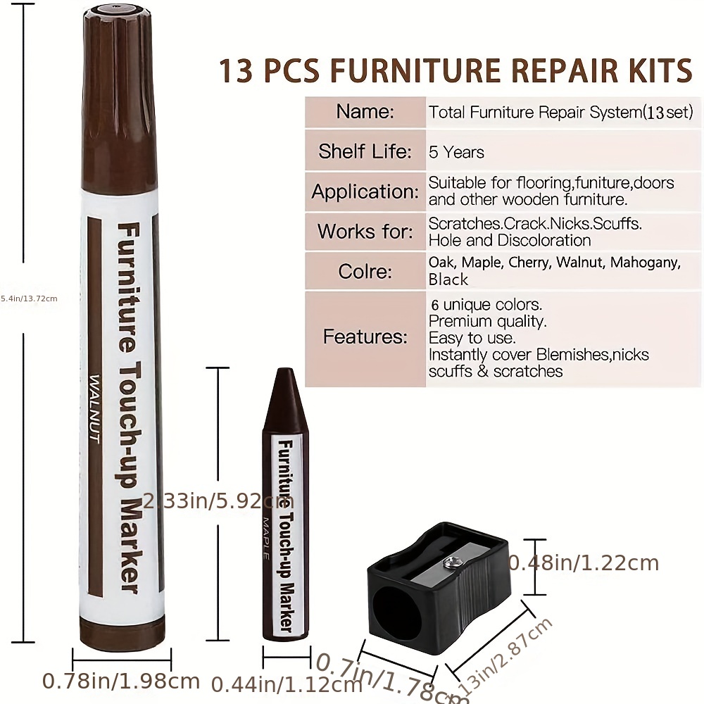 Wooden Furniture Repair Pen Touch Up Markers - Temu