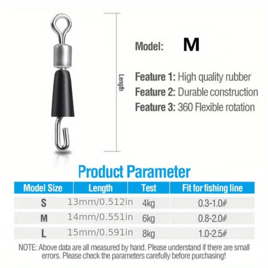 Premium Carp Fishing Rigs Barbed Hooks Rolling Swivels - Temu