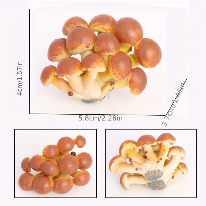 Simulation Vegetables Fake Mushrooms Realistic And - Temu