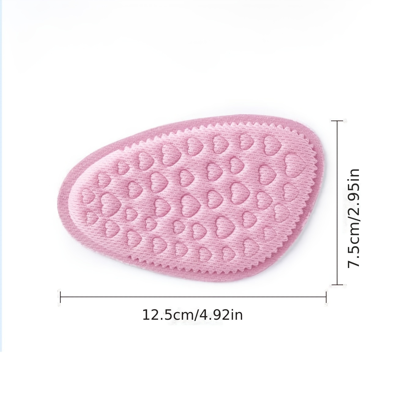 1 Pair of Comfortable Front Feet for Foot Care Forefoot Pad, Non-Slip Semi-Insole, Suitable for High Heels