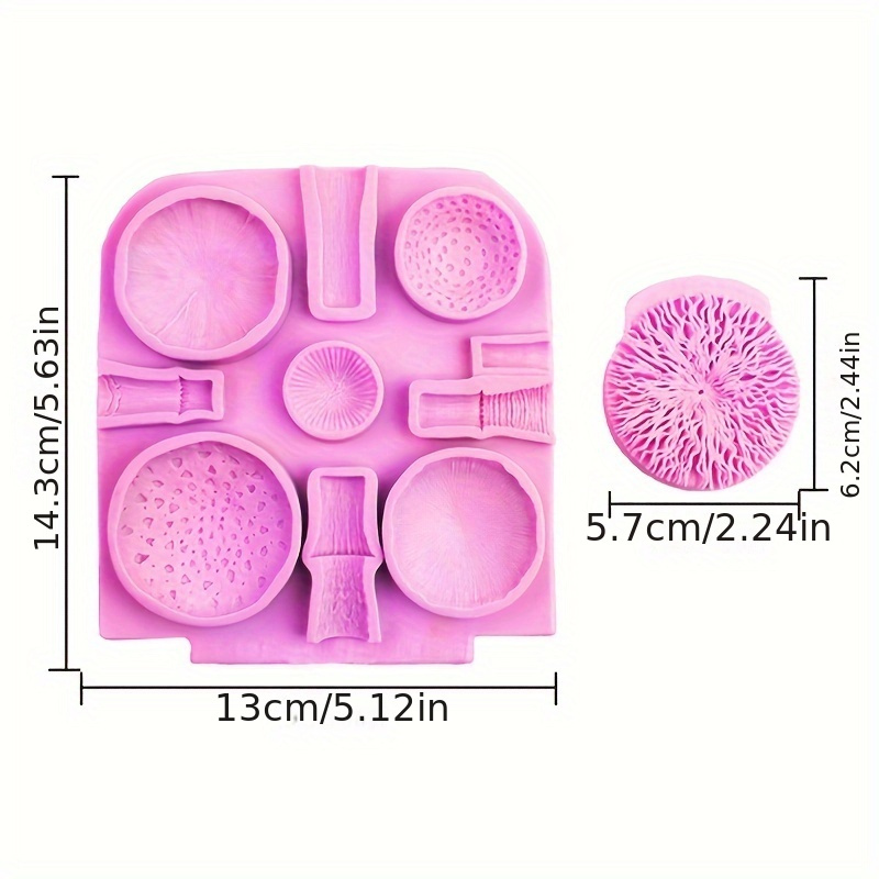 Silicone Mold Simulation Mushroom Chocolate Cake Decoration - Temu