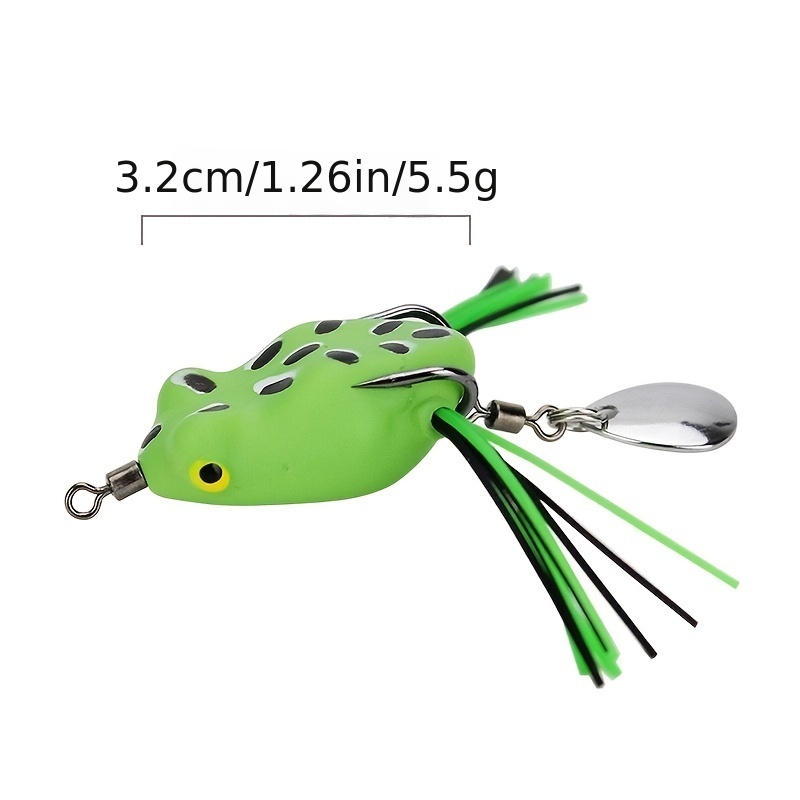 1pc Frog Lure Bass Trout Fishing Lures Kit Set Realistic - Temu