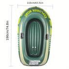 family fun on the water extra big inflatable boat portable fishing boat kayak canoe