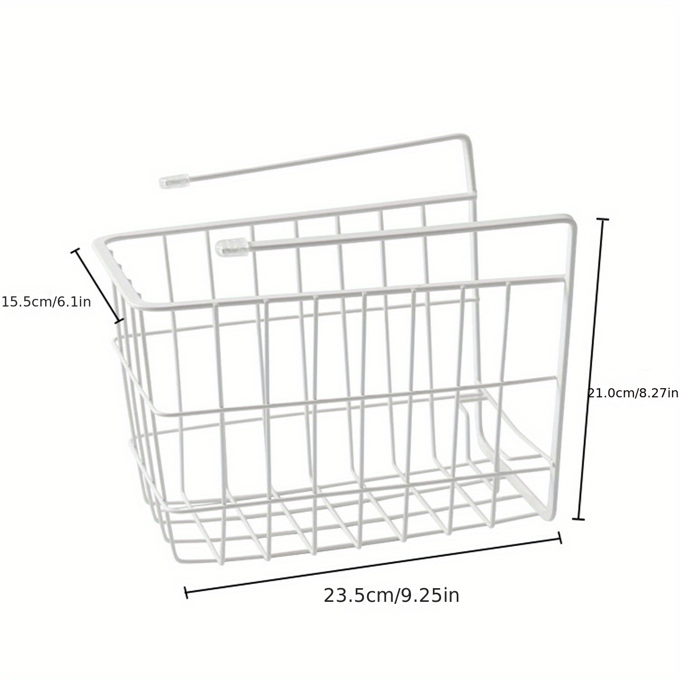 Under Shelf Hanging Basket,White Under Shelf Storage Basket,Metal Wire  Storage Basket Organizer,Undershelf Storage Unit Kitchen,Iron Mesh Shelf  Basket