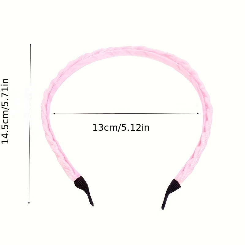 Retro Boho Beaded Hairband Solid Headband Hair Accessories for Women