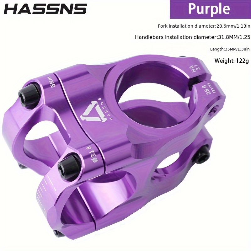 Mountain Bike Stem B075 Bike Short Stem, 35mm, Bicycle Stem