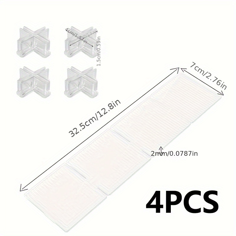 4pcs Separadores Cajón Transparentes Separadores Cajón - Temu Chile