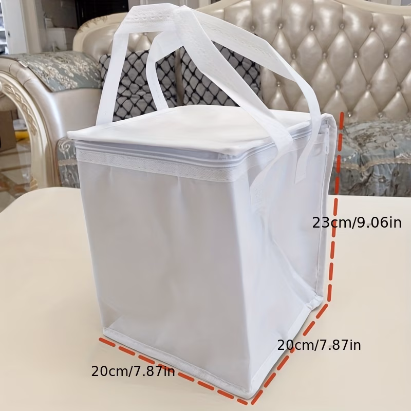 Ice Cream Cake White Refrigerated Bag - Suitable for Light Baked...
