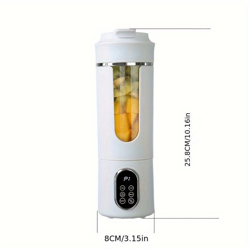 USB Rechargeable Portable Blender And Handheld Juicer – Easy to Clean, Perfect for Smoothies, Milkshakes, And Fresh Fruit Drinks – with Digital Display, – Ideal for Home, Office, Travel, Outdoor
