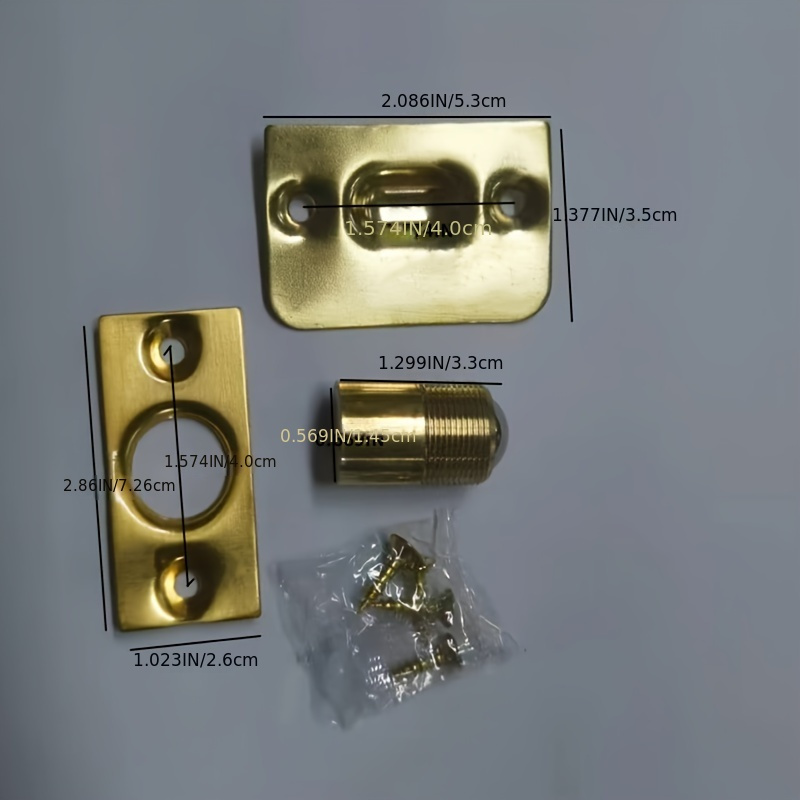 Safe Durable Spring Invisible Wooden Cabinet Door Beads Lock - Temu