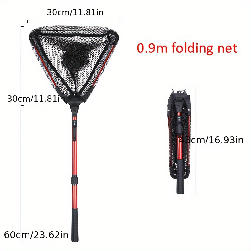 1pc 30CM Diameter Stainless Steel Fishing Net Head Durable Landing