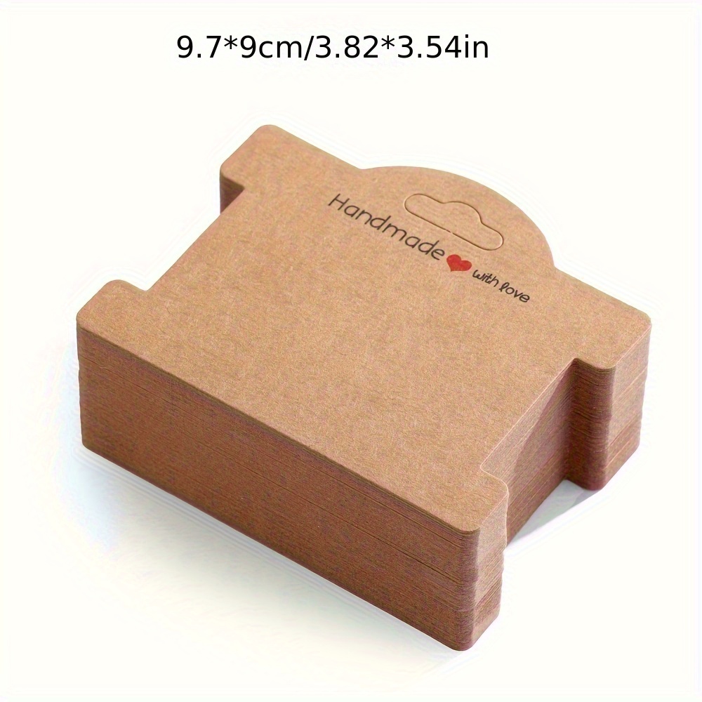 Set Of 20 Cardboard Display Cards For Bracelets, Measuring 9.7 By 9 Cm, Ideal For Jewelry Crafting