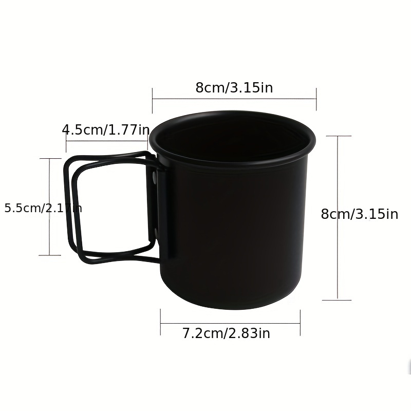 Hiking Camping Mug, Aluminum Alloy Coffee Mug