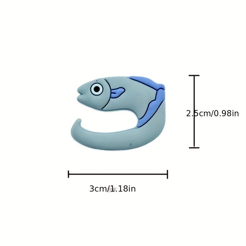 13pcs Ocean Fish Cartoon Shoes Charms For * Clogs Sandals Decoration, Shoes  DIY Accessories