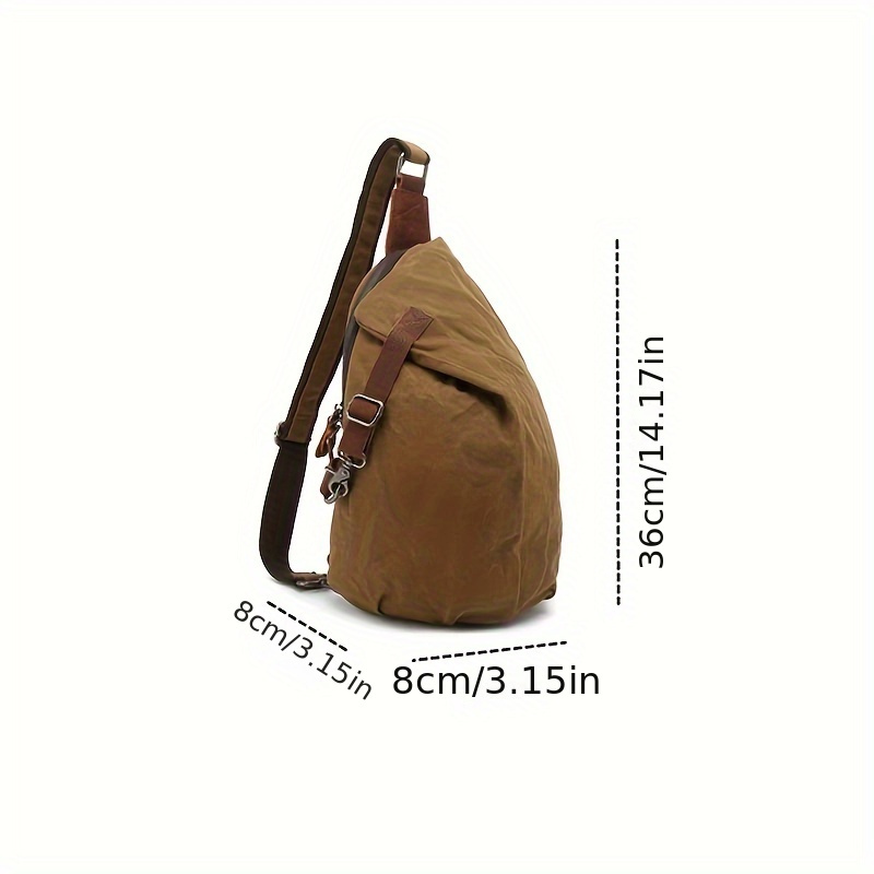 Bolso Pecho Hombre Nuevo Bolso Informal Piel Pecho Bolso - Temu Mexico