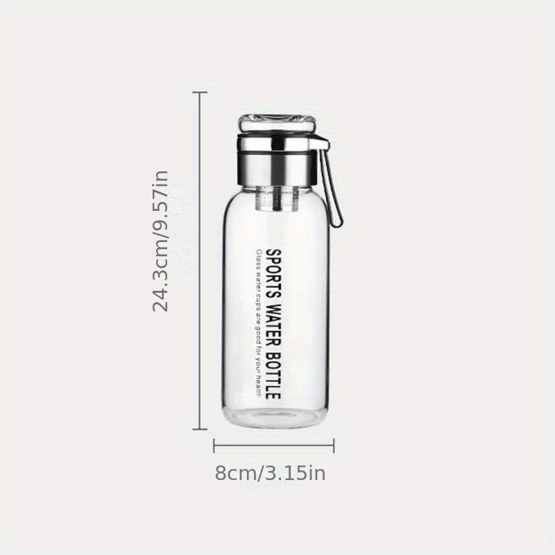 1 0 l large glass water bottle cloth sleeve borosilicate - Temu