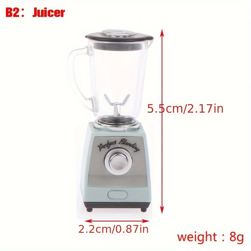 1:12 Dollhouse Blender Model Simulation Kitchen Furniture Juicer Doll House  Miniature Accessories Kids Toys Gift 