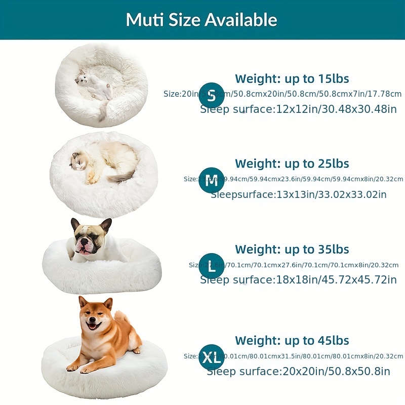 Washable Indoor Cat Bed Soft Plush Pet Mat Waterproof Bottom