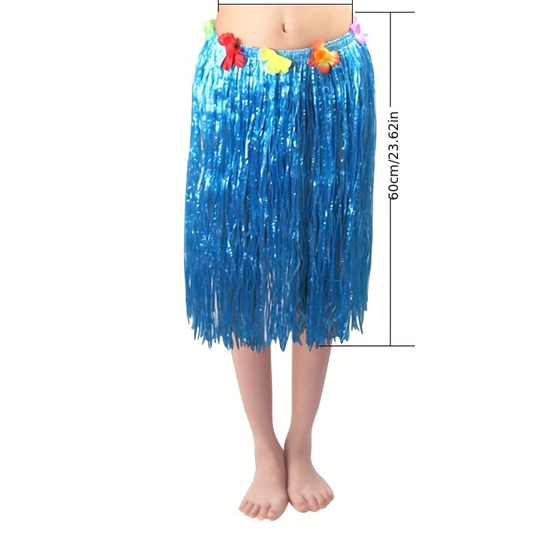 Hawaiian Hula Skirt Costume Accessory Kit Perfect Luau - Temu Canada