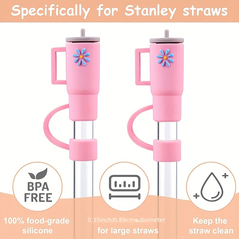 Straw Covers For Stanley Cup, Strawberry Straw Cover, Silicone Straw Covers  Straw Topper For Stanley 30& Tumbler - Temu Australia