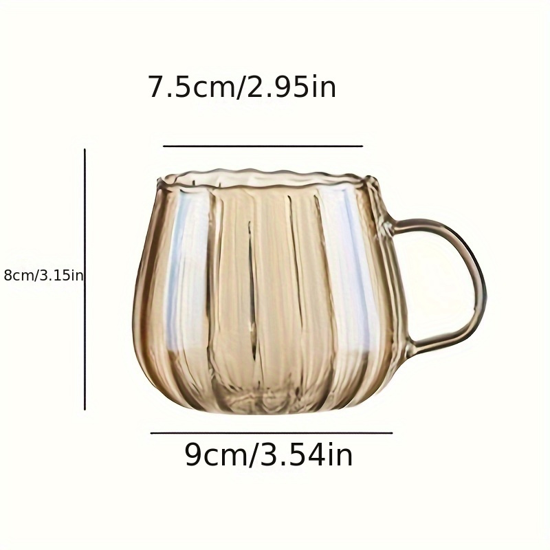 1Pc Heat-Resistant Tea Pot Glass Kettle Tea Pot Pumpkin-Shape Glass Tea Pot  