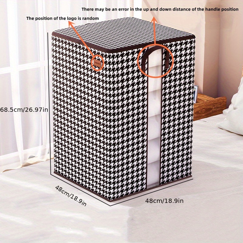 Closet Storage Bins for Clothes Container Organizer for Bedroom Storage Bag Large Capacity Folding Clothes Portable Wardrobe Sorting Clothes Storage