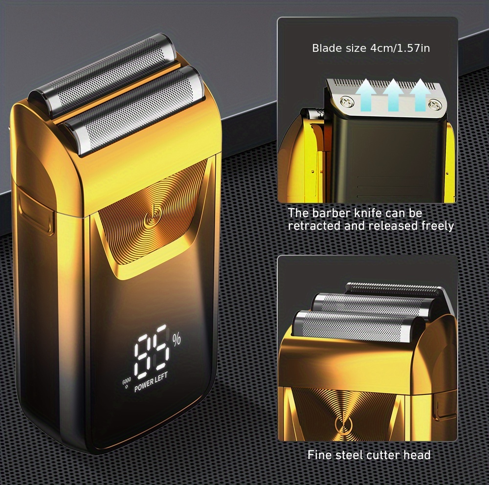 Shaving Reciprocating Double Mesh Shaver Shaver Shaver - Temu