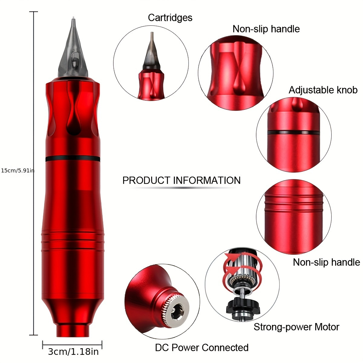 Dqfart Kit Per Principianti Per Tatuaggi Macchina Per Tatuaggi Kit Per  Apprendimento Per Principianti Kit Per Tatuaggi Tradizionali Strumenti Per  Body Art Per Macchine Da Tatuaggio