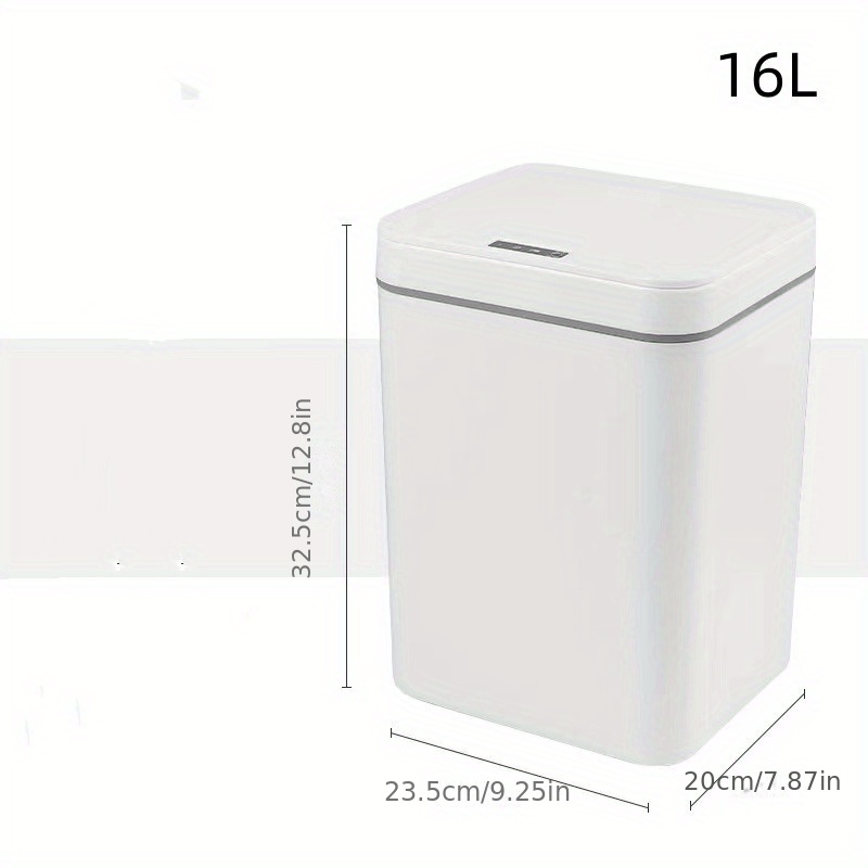 1pc Cubo Basura Inteligente Sensor Simple Elegante Requiere - Temu