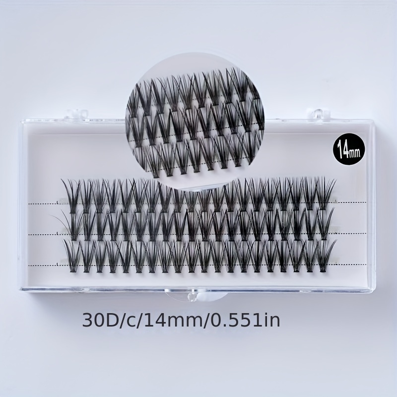 3 Rows 60 Cluster Lashes 3D Self Grafting False Eyelashes