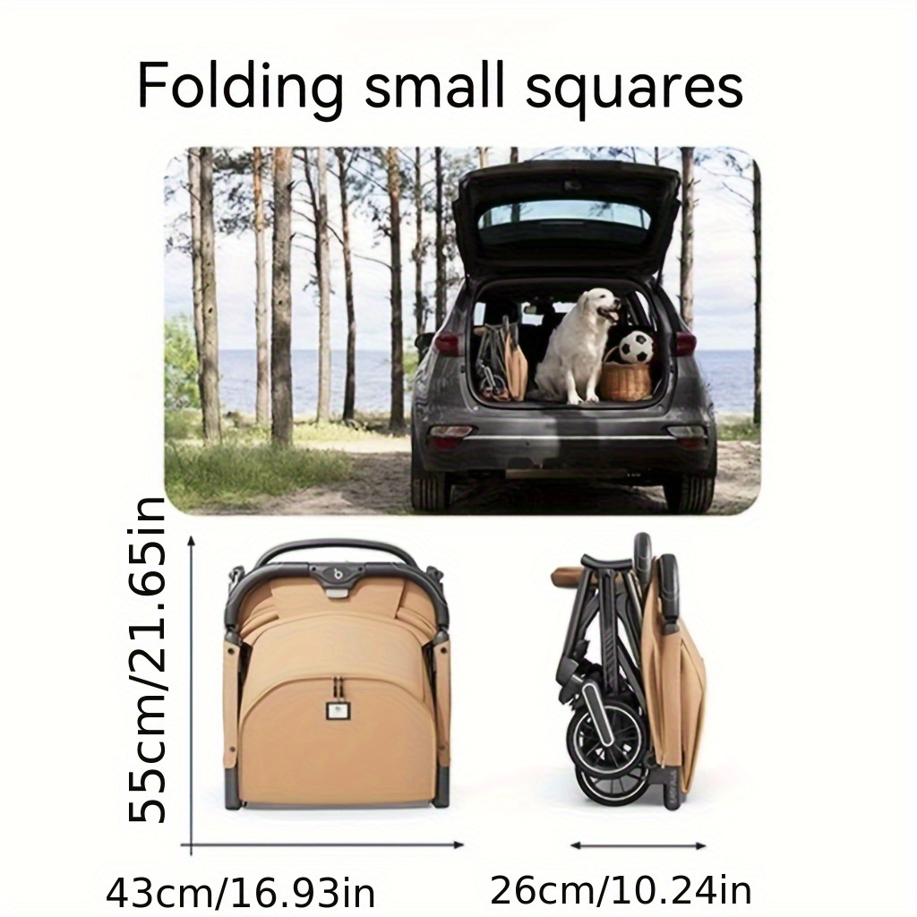 Babyhood Z5 Omvormbare Kinderwagen - Lichtgewicht Aluminium Frame, Eénhandige Vouwbare Constructie, Verstelbaar Stuur & Vergrendelingssysteem