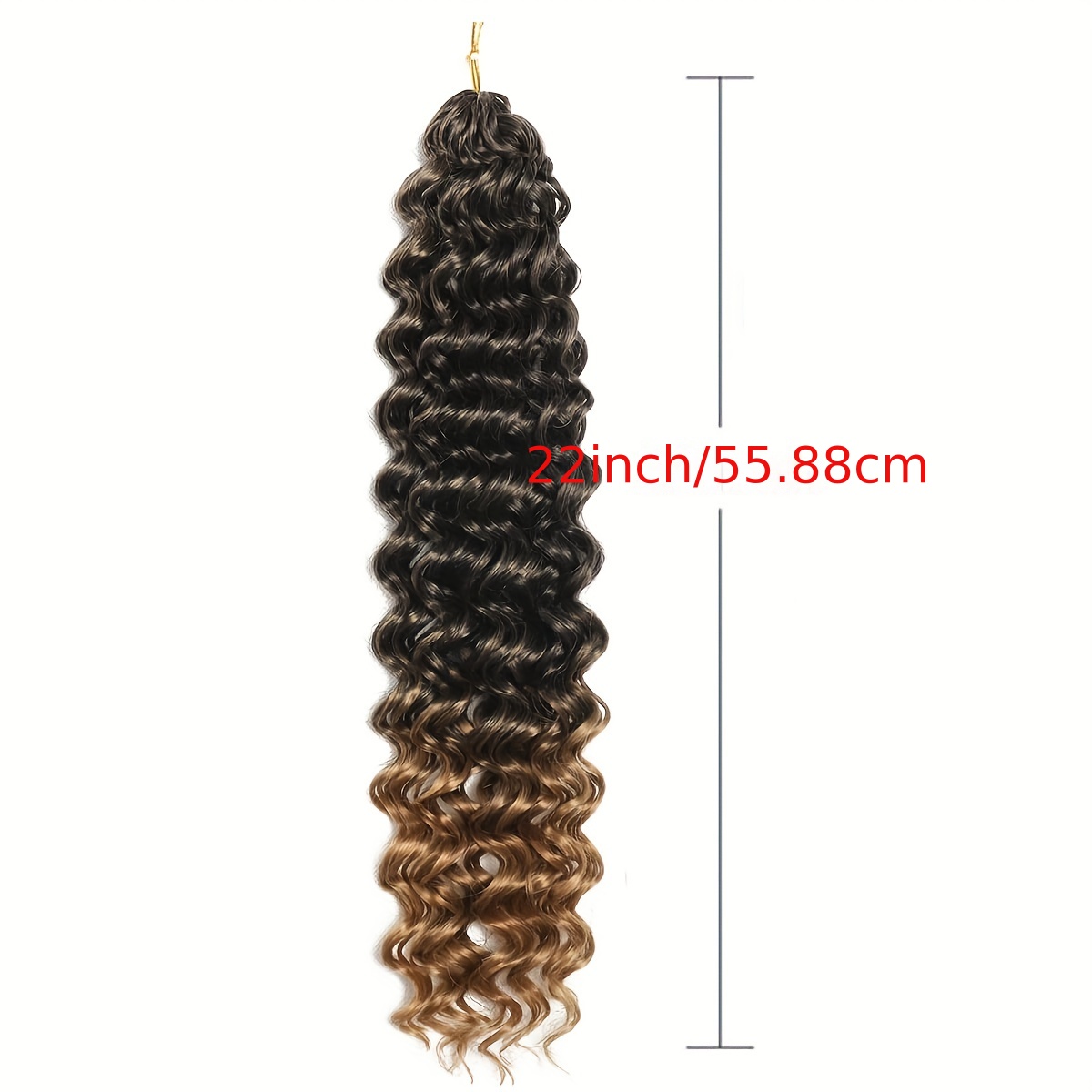 55 88cm Deep Wave Twist Crochet Hair Extensions Synthetic Curly Crochet Braiding