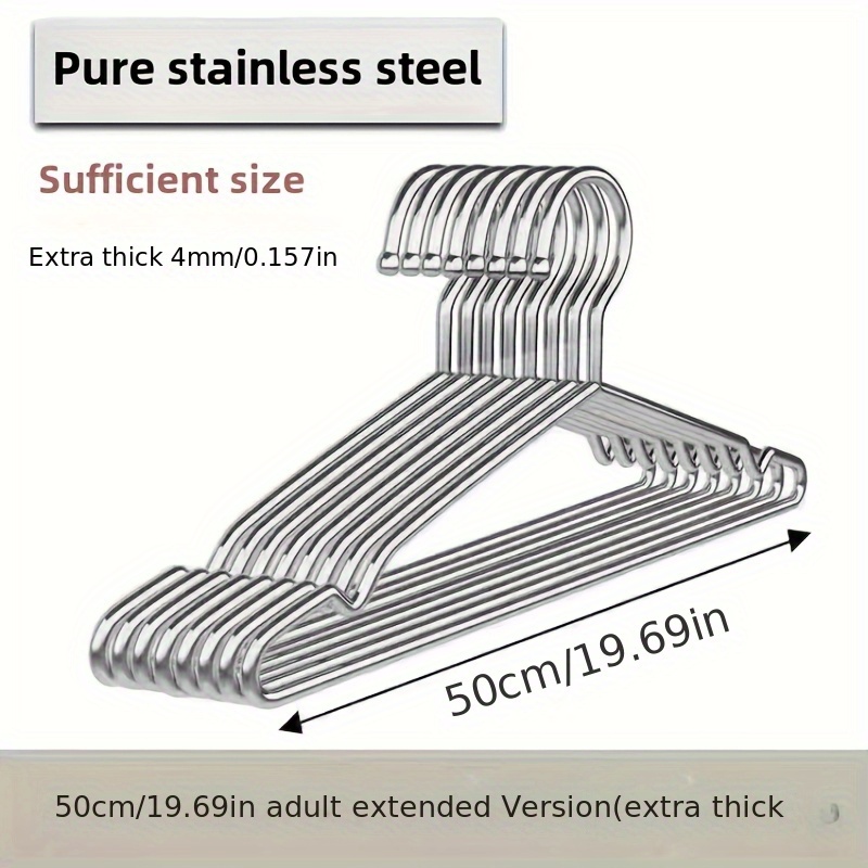 12pcs Hanger Household Clothes Cold Drying Hook Rack Clothes Support Thickened Coat Clothes Hanging