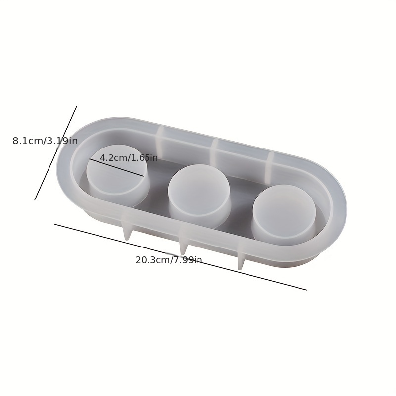 Silicone Mold For Plaster Candle Holders