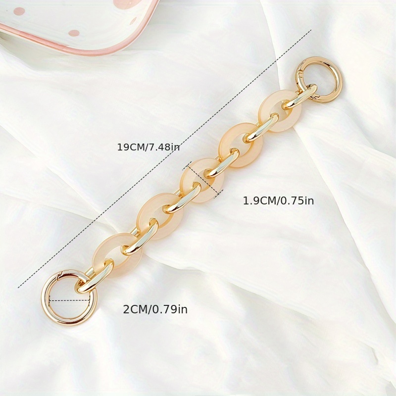Acrylic Chain Extension for Men's Bag