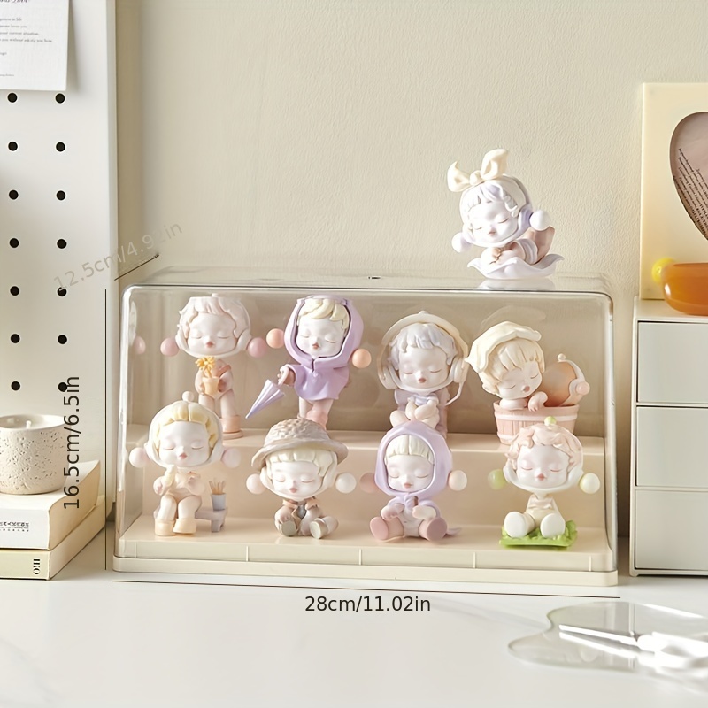 Desktop Display Rack Multi-compartment Storage Box Blind Box Doll