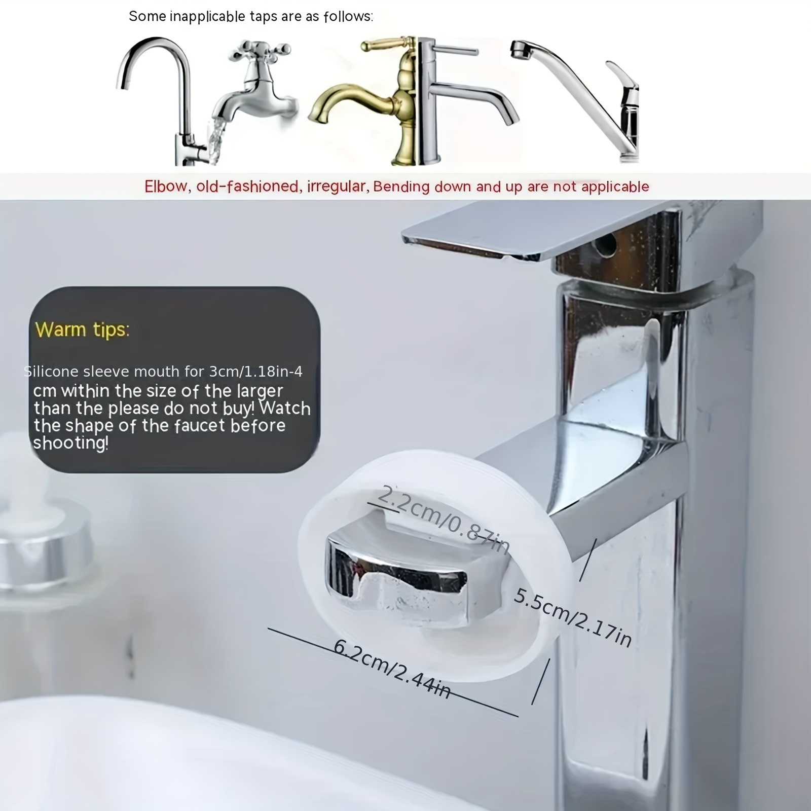 Anime Faucet Stretcher Splashproof Outlet Extender