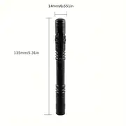 portable pen light, waterproof mini led flashlight for camping and emergencies portable pen light with xpe technology and 1 2 aaa battery details 5