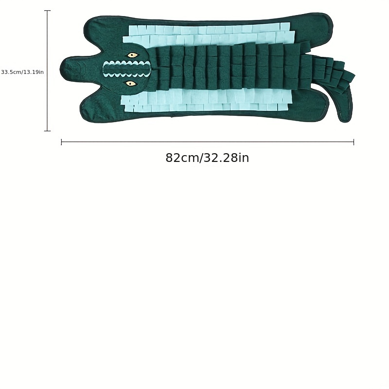 Lion Crocodile Shape Dog Slow Food Mat Dog Training Sniffing Mat