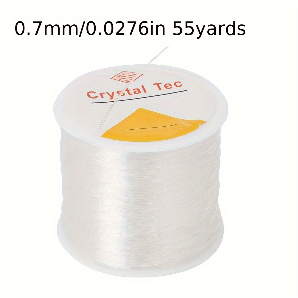 0.4-1.5MM Transparent Round Elastic Cord for Bracelet Necklace