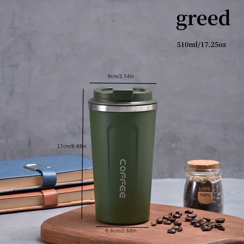12oz Travel Coffee Mug Stainless Steel Thermo Tumbler Cup Vacuum