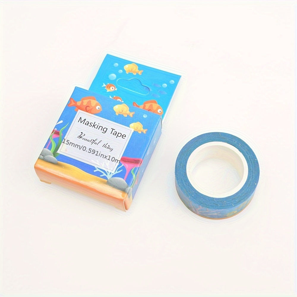 1 5cm 2m Fruit And Meat Lot Pet Transparent Washi Tape Set - Temu