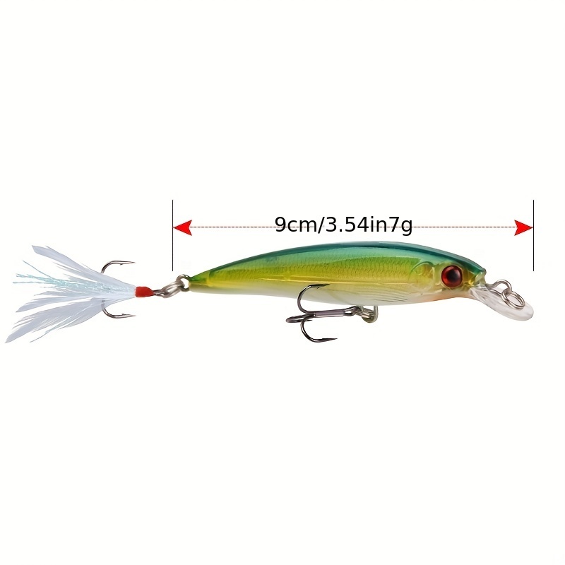 Realistic 3d Minnow Fishing Lures Perfect Catching Bass Hard - Temu
