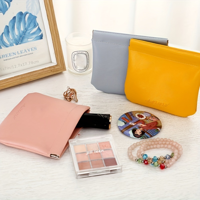 Mini Sequin Glitter Cylinder Bag Pu Leather Lipstick Earphone Storage Bag  Casual Fashion Versatile Coin Purse - Bags & Luggage - Temu Japan