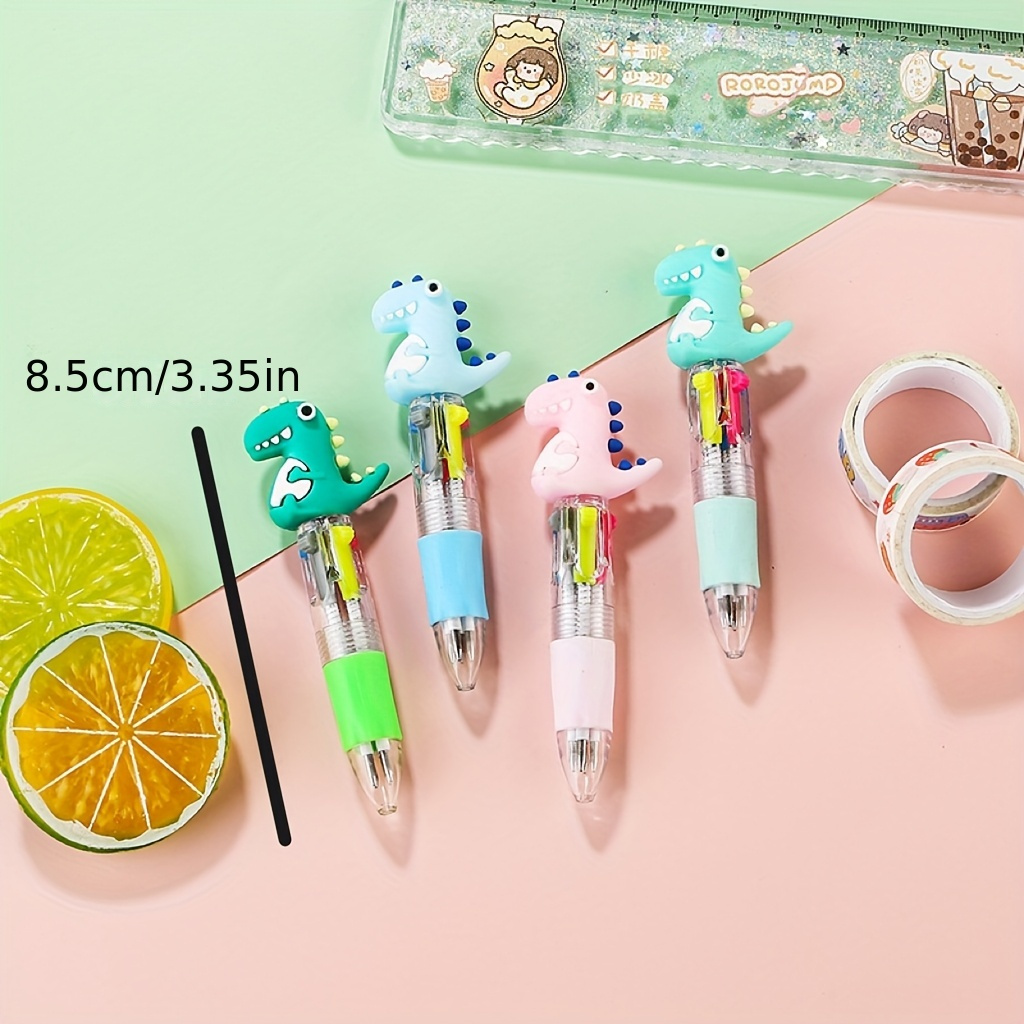 26pcs colorful pens in one 4 in 1 cute ballpoint pen birthday gift   design cute pens party gifts school   cute designs classroom reward prizes valentines day gifts Product details 2