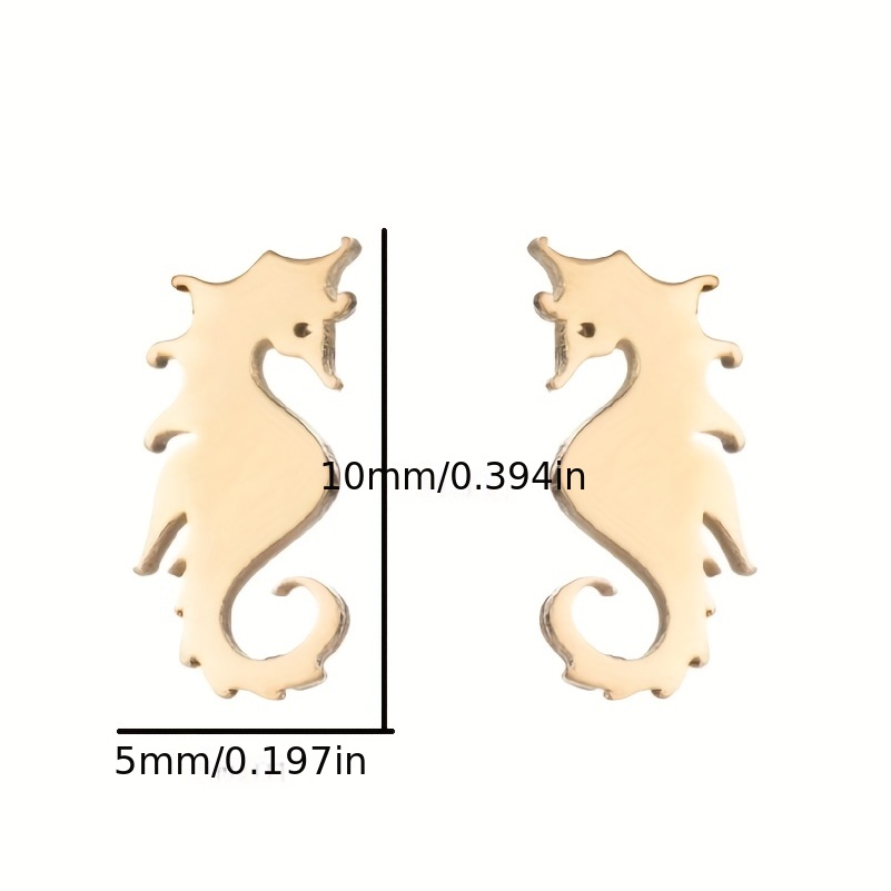 Men's Animal Pattern Niche Earrings Stud Ornaments