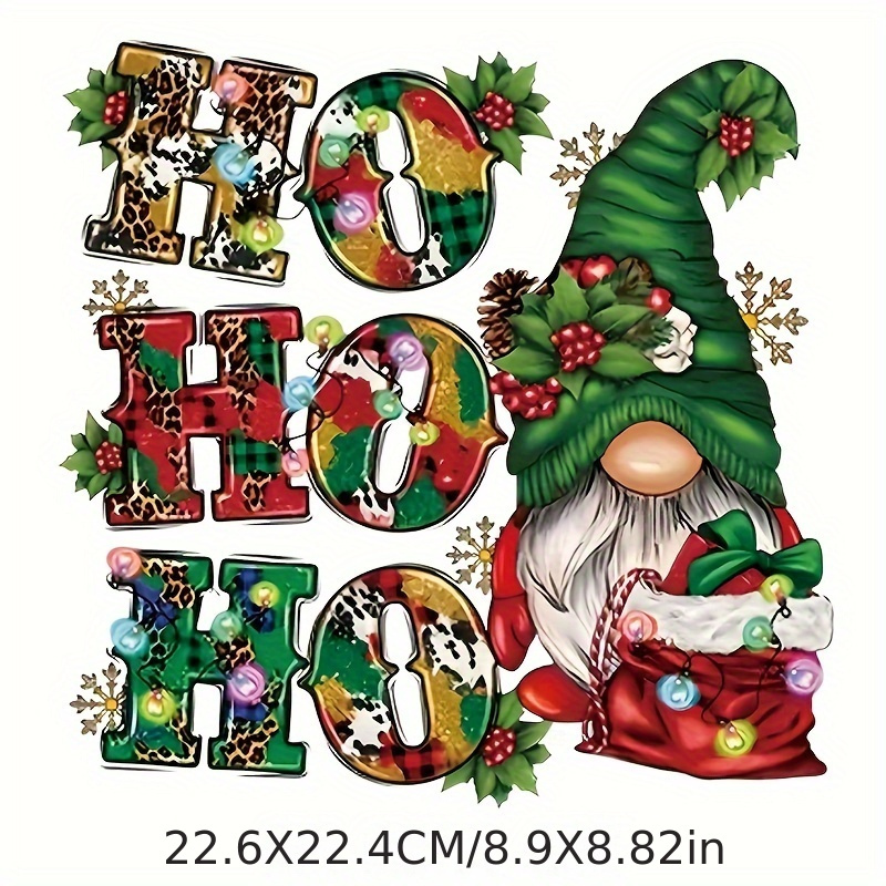 Christmas Iron On Transfers Xmas Iron On Decals Patches Cute - Temu
