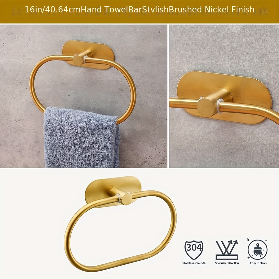 Brass Towel Ring - Bathroom Hardware - Bathroom Brass Towel Rack - Bathroom  accessories- Towel ring |Bathroom towel hanger