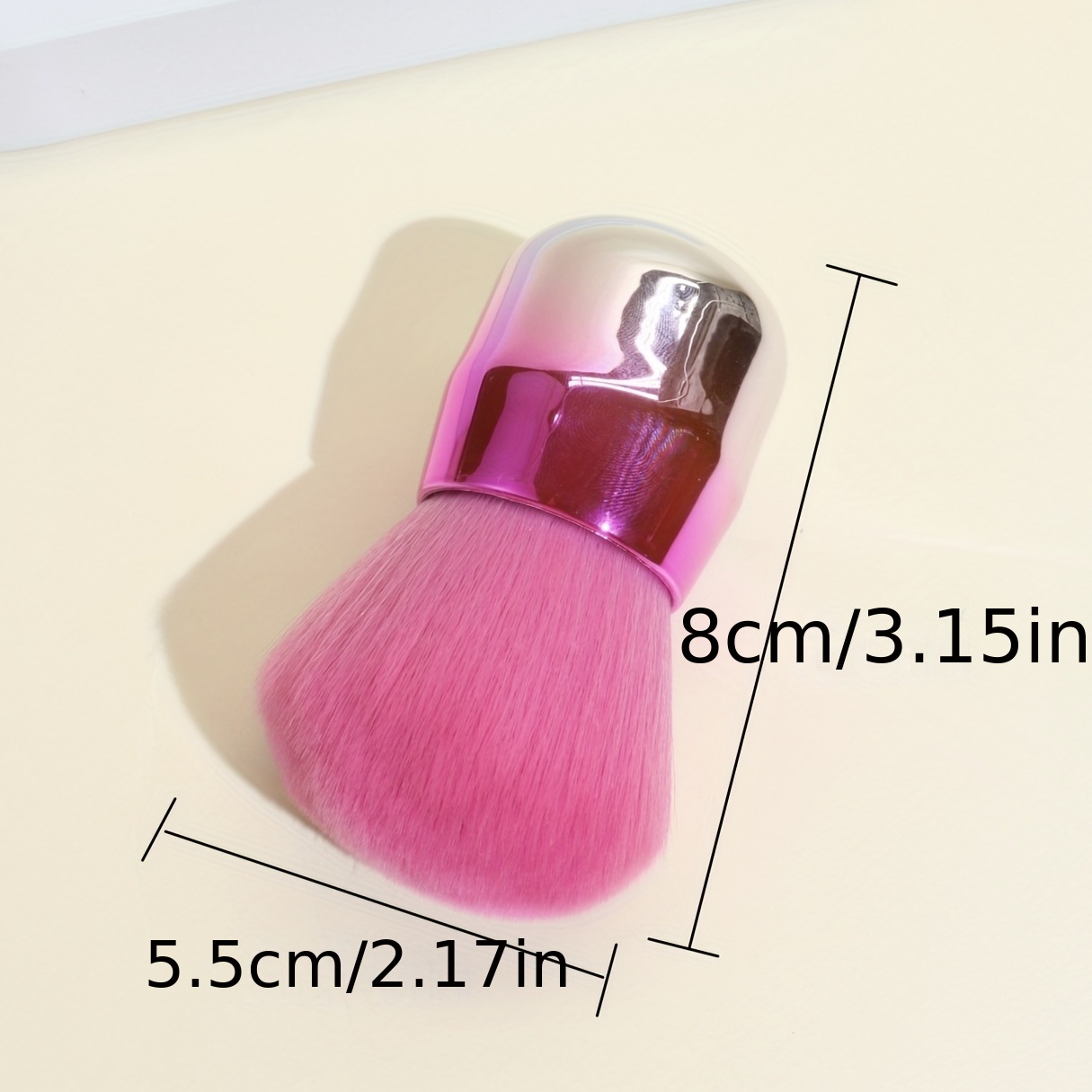 Soft Mushroom Head Blush Brush - Fluffy Loose Powder Brush For Nail Art And  Makeup - Dust Powder Remover And Cleaner - Soft Kabuki Brush For Flawless  Application - Temu